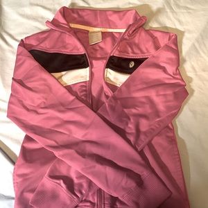 Pink active jacket.